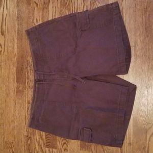 (16) Santa Fe Women's Outdoor Cargo Shorts Summer Camping Hiking Cotton Blend